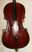 Carved Cello - top